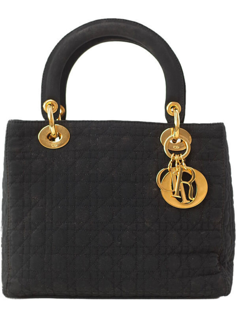 Christian Dior Cannage Quilted Lady Dior 2way bag